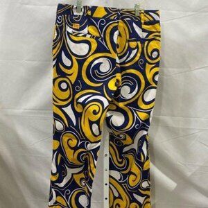 Loudmouth Blue and Yellow Swirl Chinos